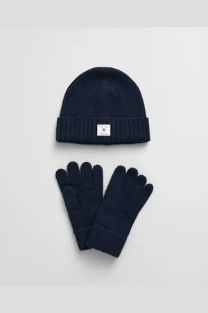 GANT Mens Beanie & Gloves Gift Set - - One Size