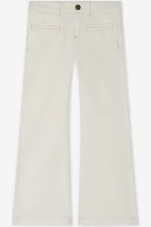 BONPOINT Girls Bestie Wide Leg Jeans in - Size 4Y
