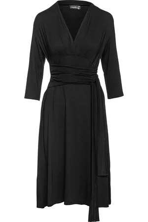 Conquista Womens Empire Line Dress with Belt - Size EU 40 (Womens)