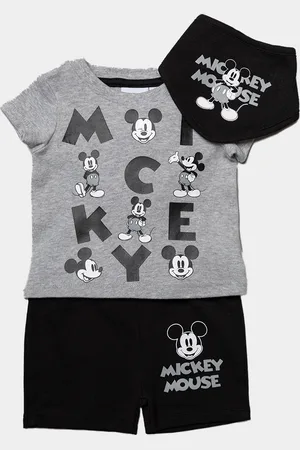 Disney Baby Boy Mickey Mouse Classic 3-Piece Outfit - Cotton - Size 0-3M