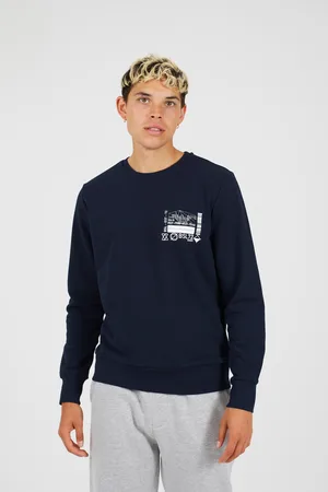 Brave Soul Mens Graphic Print Sweatshirt - - Size Large