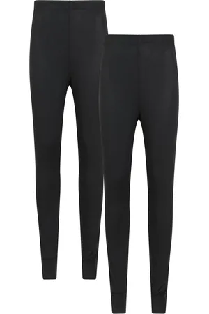 Mountain Warehouse Womens/Ladies Keep The Heat Isotherm Leggings (Pack of 2) - Size 12 UK