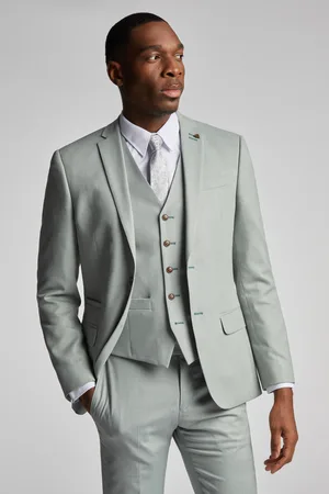 Antique Rogue Mens Branton Seafoam Texture Jacket - - Size 42 Regular