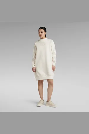 G-Star Womens G-Star RAW Mock Raglan Sweat Dress - Cotton - Size Large