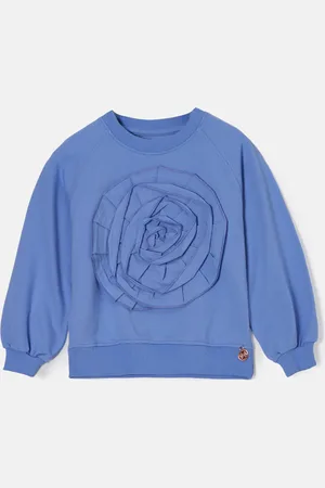 Angel & Rocket Girls Flora Corsage Sweatshirt - Size 9-10Y