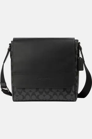 Coach Mens Houston Map Bag in Signature - - One Size