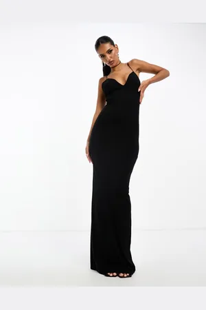ASOS Womens plunge cami v neck maxi dress in - Size 12 UK
