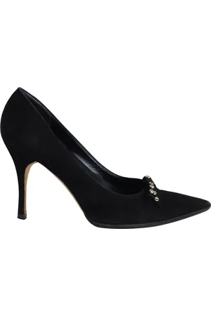 Gucci Pre-owned Womens Pointed Court Shoes in Suede - Size EU 37
