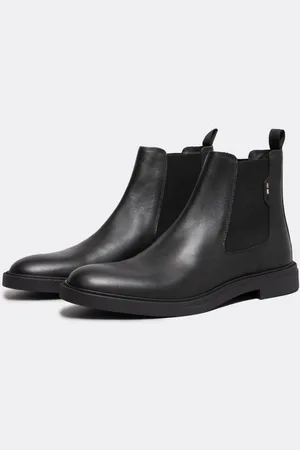 HUGO BOSS Calev Mens Leather Chelsea Boots - - Size UK 9