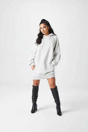 Urban Bliss Womens HARLEY HOODY DRESS - Size Medium