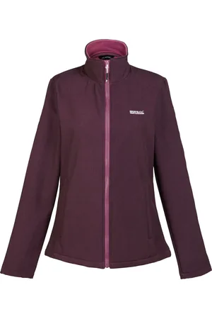 Regatta Womens/Ladies Connie V Softshell Walking Jacket (Deep Plum Marl) - - Size 8 UK