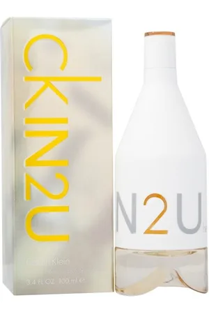 Calvin Klein Womens IN2U Eau de Toilette 100ml Spray For Her - - One Size