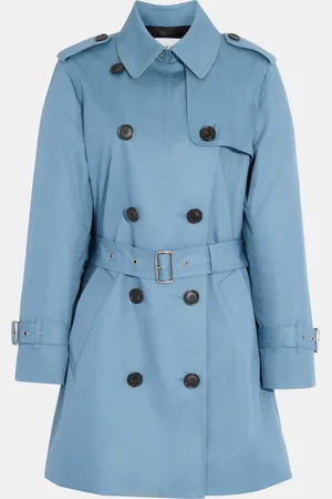 Coach Womens Solid Mid Trench - - Size X-Small