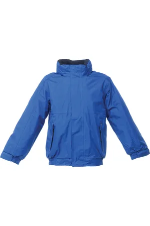 Regatta Childrens Unisex Kids Thermoguard Fleece Lined Dover Jacket (Windproof & Waterproof) (Royal/Navy) - - Size 17-18Y