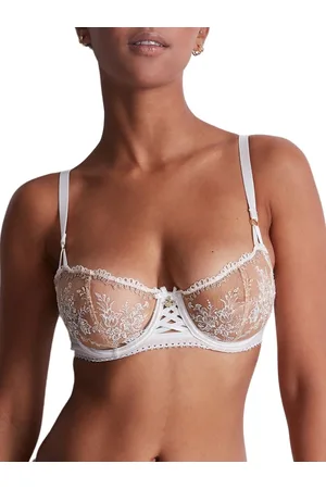Aubade Womens Tresor Infini Half-Cup Bra - Polyamide - Size 36E