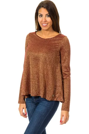 Met Womens Long Sleeve Round Neck Sweater 10DML0483 - viscose - Size Small