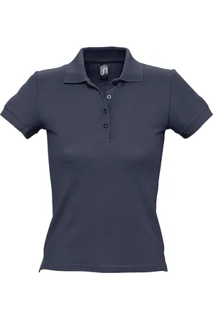 Sols Womens/Ladies People Pique Short Sleeve Cotton Polo Shirt - Size 2XL