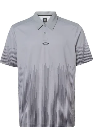 Oakley Short Sleeve Collared Mens Steel Grey Golf Uniform Polo Shirt 434408 29B - - Size X-Small