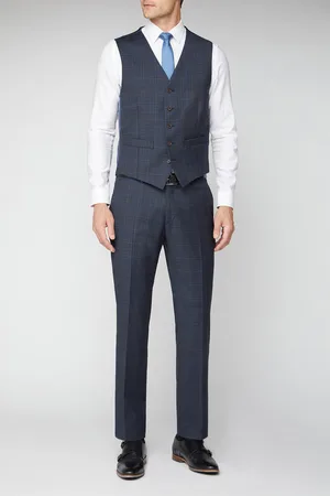 Scott Mens Overcheck Waistcoat in - Size 42 Regular