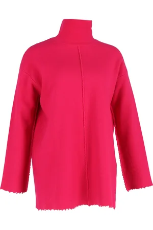 Stella McCartney Pre-owned Womens Turtkeneck Sweater in Pink Wool - - Size EU 36 (Womens)
