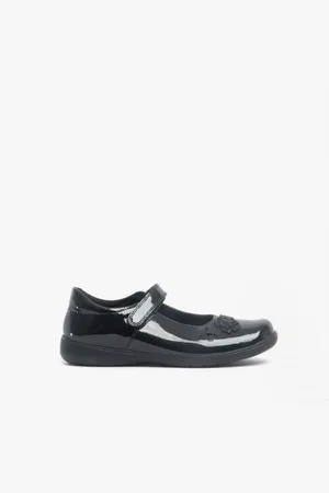 Start Rite WISH Girls Leather Mary Jane School Shoes Patent - Size UK 2.5