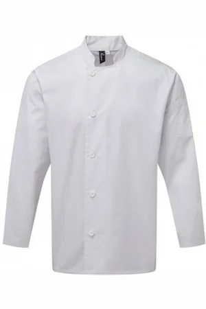 Premier Mens Essential Long-Sleeved Chef Jacket - Size 5XL