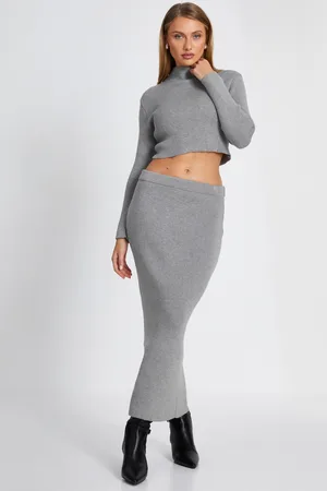 Quiz Womens Knit Midaxi Skirt - Size Large