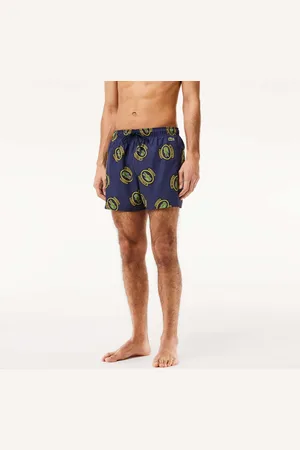 Lacoste Mens Short Printed Swim Trunks in - Size X-Large