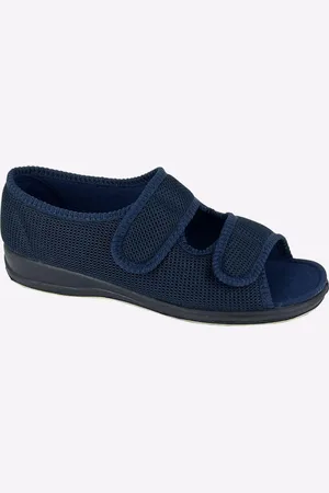 Sleepers Betty Slippers Womens Extra Wide - - Size UK 6