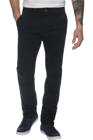 Enzo Mens Chinos Slim Fit Stretch Jeans - Spandex - Size 32W/34L