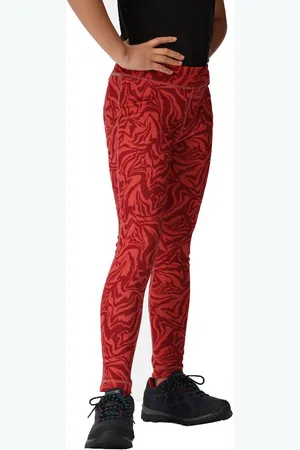 Regatta Girls Barlia Winter Wicking Reflective Leggings - - Size 7-8Y