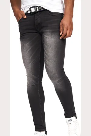 Crosshatch Mens Barbeck Slim Jeans ( Wash) - Size 34 Regular