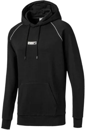 PUMA Classic Logo No2 Hoodie Pullover Sweatshirt Jumper Mens 595251 01 Textile - Size Medium