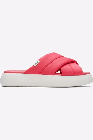 TOMS Alpargata Mallow Crossover Slide Womens - Mixed Material - Size UK 5
