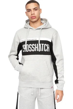 Crosshatch Mens Silomane Hoodie ( Marl) - Size Medium