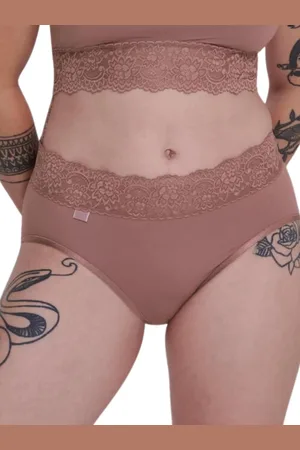 Sloggi Womens Romance Midi Brief - Polyamide - Size Small