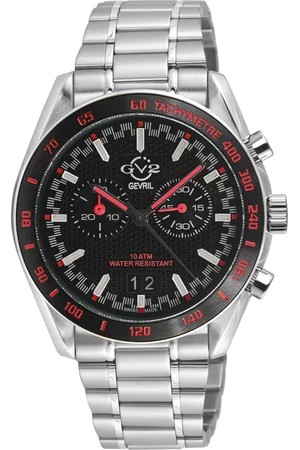 GV2 by Gevril 42900B Mens Freccia Chronograph Swiss Quartz Watch - - One Size