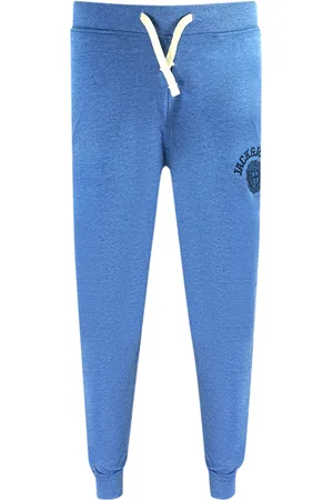 JACK & JONES Mens and Athletic CUFFED Exp Cobalt Sweat Pants - Size Medium