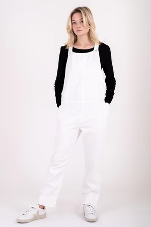 Monkee Genes Womens Organic Cotton Oversized Overall Dungarees - Size Large