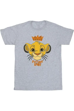 Disney Boys The Lion King Future T-Shirt (Sports Grey) - Cotton - Size 12-13Y