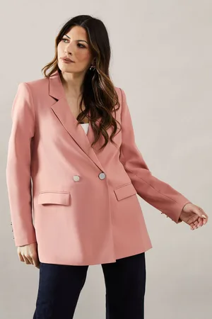 wallis Womens Horn Button Double Breasted Blazer - - Size 16 UK