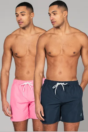 Kensington Eastside Mens Multi 2-Pack Colour Swim Shorts - - Size Large