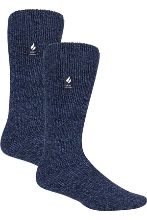 Heat Holders Mens 2 Pack Original Thermal Brushing Socks - - Size UK 6-11