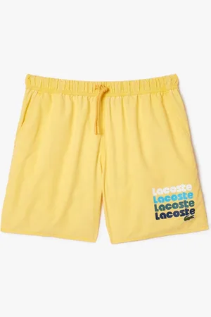 Lacoste Mens Mid Length Washed Effect Swim Trunks in - Size Large