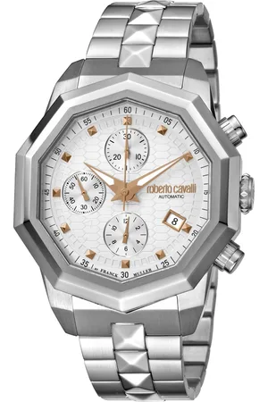 Roberto Cavalli Mens Dial Stainless Steel Watch - One Size