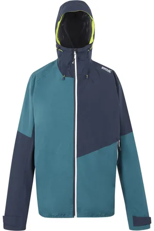 Regatta Mens Deserto II Colour Block Waterproof Jacket (Moroccan Blue/ ) - Size 3XL