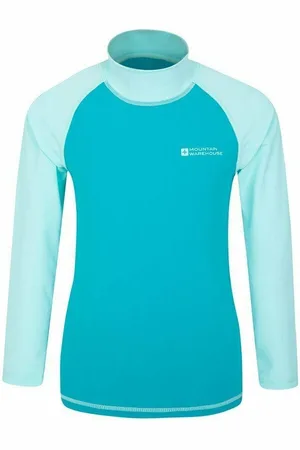 Mountain Warehouse Childrens Unisex Childrens/Kids Long-Sleeved Rash Top - Size 5-6Y