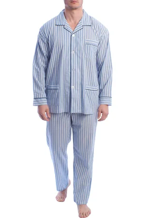 Kisses and Love KLP5 Mens poplin style pajamas - - Size X-Large