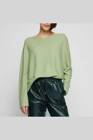 HUGO BOSS Womens C_Falanda Sweater in Cotton - Size 8 UK