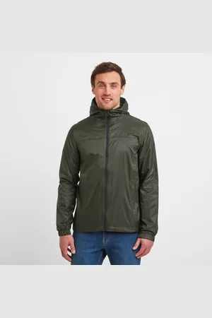 Tog 24 Craven Mens Waterproof Packaway Jacket Dark - Size Large